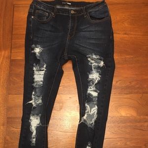 Fashion Nova Distressed/Ripped Jeans